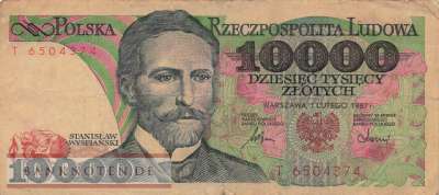 Poland - 10.000  Zlotych (#151a_F)