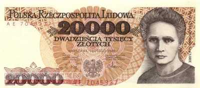 Polen - 20.000  Zlotych (#152a_UNC)