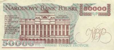 Polen - 50.000  Zlotych (#153a-1_VF)