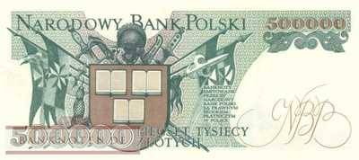 Poland - 500.000  Zlotych (#156a_UNC)