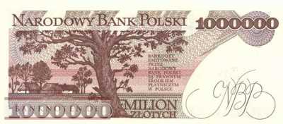 Poland - 1 Million Zlotych (#157a_UNC)