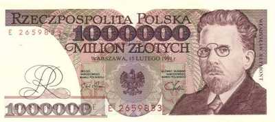 Poland - 1 Million Zlotych (#157a_UNC)