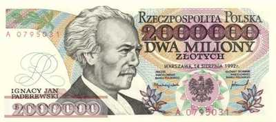 Polen - 2 Millionen Zlotych (#158a_UNC)