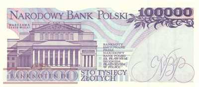 Polen - 100.000  Zlotych (#160a_UNC)
