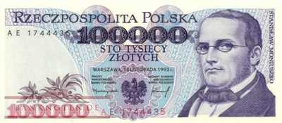 Poland - 100.000  Zlotych (#160a_UNC)