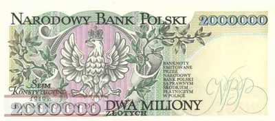 Poland - 2 Million Zlotych (#163a_UNC)