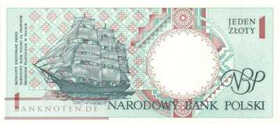 Poland - 1  Zloty (#164a_UNC)