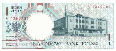 Poland - 1  Zloty (#164a_UNC)