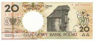 Polen - 20  Zlotych (#168a_UNC)