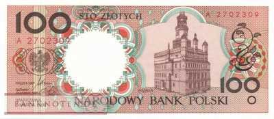 Poland - 100  Zlotych (#170a_UNC)