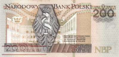 Poland - 200  Zlotych (#177a_UNC)