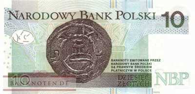 Poland - 10  Zlotych (#183a_UNC)