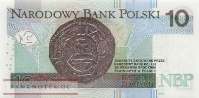 Polen - 10  Zlotych (#183c_UNC)