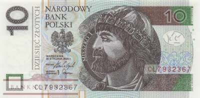 Polen - 10  Zlotych (#183c_UNC)