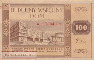 Polen - Krakau - 100  Zlotych - Gutschein (#942_VF)