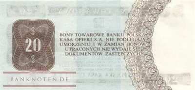 Poland - 20  Dolarow (#FX44_UNC)