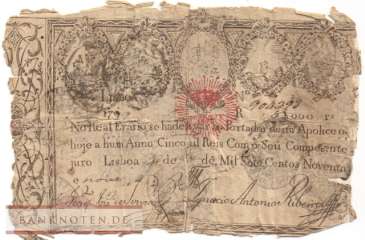 Portugal - 5.000  Reis (#024_FAIR)