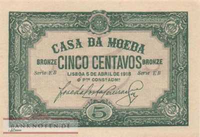 Portugal - 5  Centavos (#097_UNC)