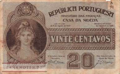 Portugal - 5  Centavos (#099_VF)