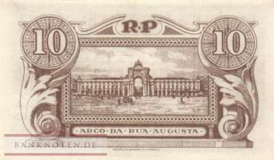 Portugal - 10  Centavos (#101_VF)