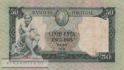 Portugal - 50  Escudos (#164-2_F)