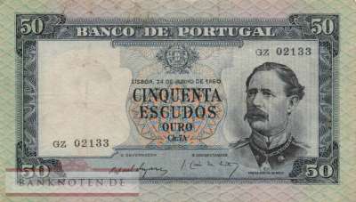 Portugal - 50  Escudos (#164-2_F)