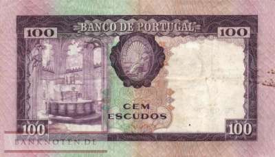 Portugal - 100  Escudos (#165a-U2_F)