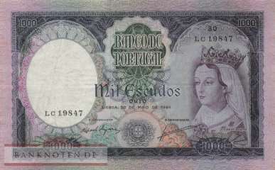 Portugal - 1.000  Escudos (#166-3_F)