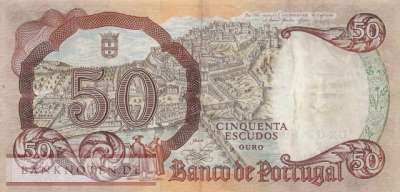 Portugal - 50  Escudos (#168-4_VF)
