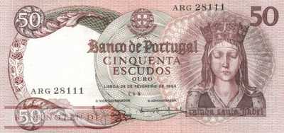 Portugal - 50  Escudos (#168-U12_XF)