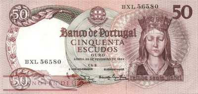 Portugal - 50  Escudos (#168-U5_XF)