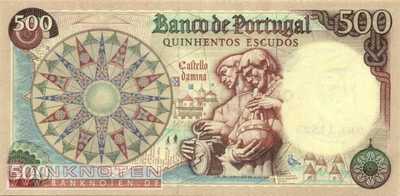 Portugal - 500  Escudos (#170a-U1_UNC)