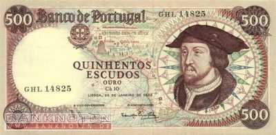 Portugal - 500  Escudos (#170a-U1_UNC)