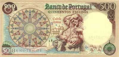 Portugal - 500  Escudos (#170b-U5_UNC)