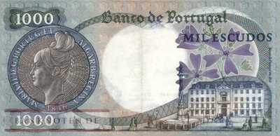 Portugal - 1.000  Escudos (#172a-6_XF)
