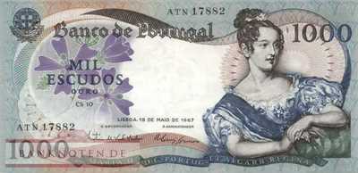 Portugal - 1.000  Escudos (#172a-6_XF)