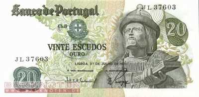 Portugal - 20  Escudos (#173-U1_UNC)