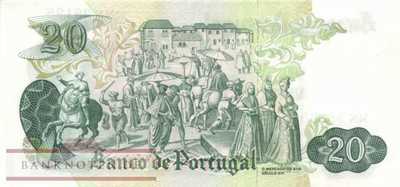 Portugal - 20  Escudos (#173-U7_AU)