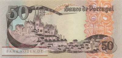Portugal - 50  Escudos (#174a-2_XF)