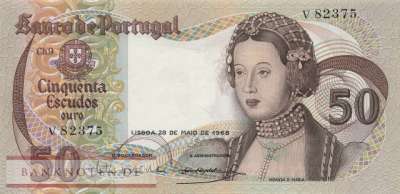 Portugal - 50  Escudos (#174a-2_XF)