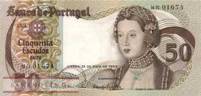Portugal - 50  Escudos (#174a-6_UNC)