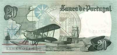Portugal - 20  Escudos (#176a-U2_UNC)