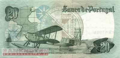 Portugal - 20  Escudos (#176a-U6_VF)