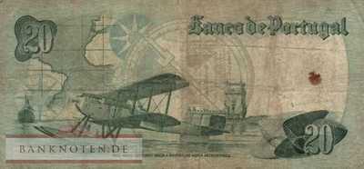 Portugal - 20  Escudos (#176b-2_VG)