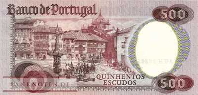 Portugal - 500  Escudos (#177-U8_UNC)