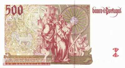 Portugal - 500  Escudos (#187b-U1_UNC)
