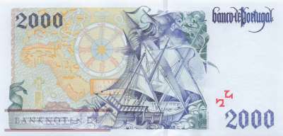Portugal - 2.000  Escudos (#189c-9709-7_UNC)