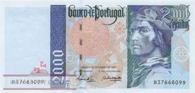Portugal - 2.000  Escudos (#189c-9709-7_UNC)