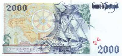 Portugal - 2.000  Escudos (#189c-9709-U3_UNC)