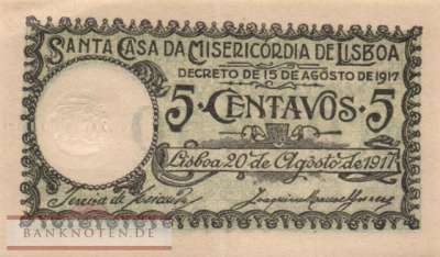 Portugal - Santa Casa da Misericordia - 5  Centavos (#901_XF)